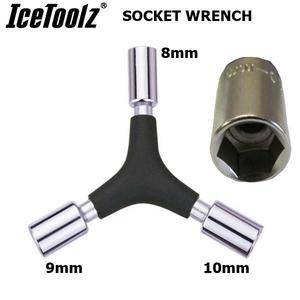 Hub Axle Tools: IceToolz 8/9/10mm Socket Y-Wrench