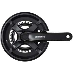 FC-TY501 FRONT CRANKSET 170mm 48-38-28 BLACK 6/7/8 SPEED