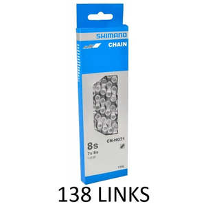 CN-HG71 CHAIN 6/7/8-SPEED  HG LONGER LENGTH - 138 LINKS