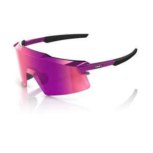 Sunglasses: 100% Aerocraft - Gloss purple chrome - purple mirror