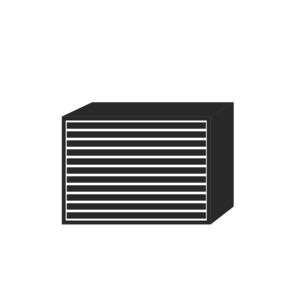 A C Covers For Outdoor Units: Black Small Cover for Outdoor Units