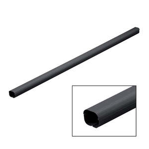 Slimduct Sd: SD Slimduct 2M Straight Main Trunking (77mm - Black) Box