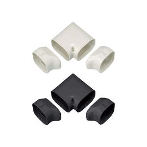 SN 90˚ Twist Elbow (77mm - Black)