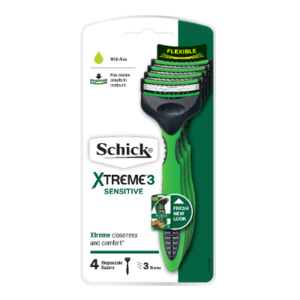 Toiletries: Schick Xtreme 3 Sensitive Disposable Razors 5ea