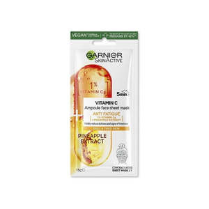 Garnier Skin Active Vitamin C Ampoule Face Mask Pineapple Extract 15g