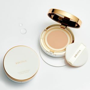 K Beauty Collection: Adelica - The New Gold Collagen Ampole Cushion - 02 Natural Vanilla (1 Set + Refill)