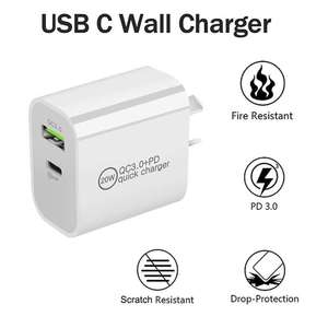 20W USB C Wall Charger Fast Charging for Everyday Use