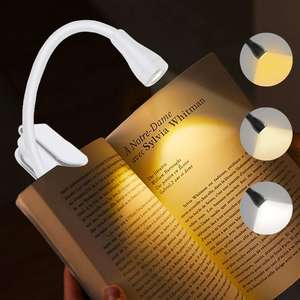 Products: Portable Clip On Book Reading Light USB Rechargeable Lamp