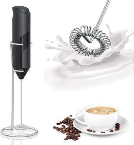 Easy Electric Milk Frother with Durable Stainless Steel Stand