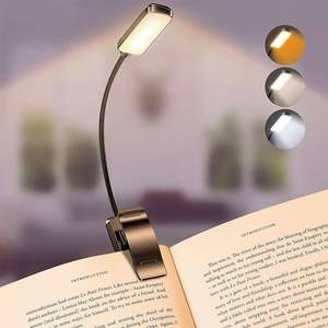 Products: Rechargeable Reading Light 360° Flexible Clip-On Lamp