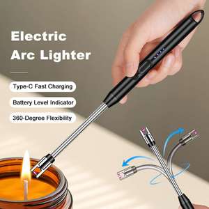 Products: Safe USB Arc Lighter Flexible Neck Rechargeable