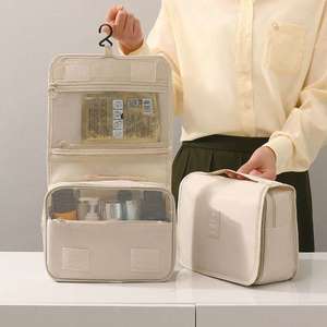 Products: 3 in 1 Hanging Travel Toiletry Bag Essential Water Resistant Kit