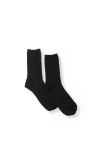 Cotton Half Crew - Black