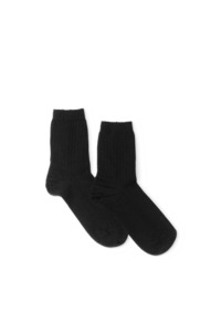 Merino Half Crew - Black