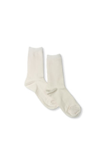 Cotton Half Crew - Ivory