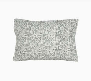 Soft Furnishings: French Country Athena Handblock Blue Pillow Covers (pair)