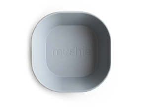 Kitchen: Mushie Square Dinner Bowl Set of 2
