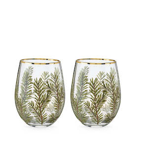 Serveware: Twine Woodland stemless wine glass set