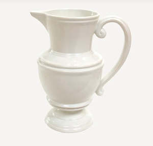 Serveware: French Country White Jug Large