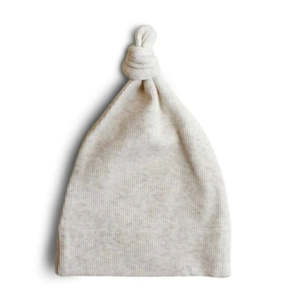 Children Babes: Mushie Organic Cotton Ribbed Baby Beanie 0-3months