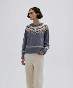 Bow & Arrow Fair Isle Wool Sweater
