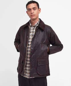 Mens: Barbour Bedale Waxed Jacket - Rustic