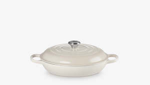Le Creuset Signature Shallow Casserole Oven 30cm / 3.5L - Meringue