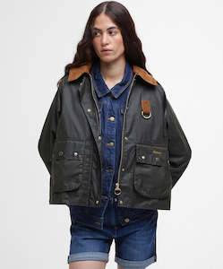 Barbour Erma Waxed Jacket - Archive Olive / Ancient Tartan