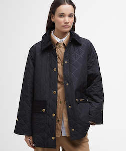 New Womens Clothing Arrivals: Barbour Corinne Quilted Jacket - Black / Ancient