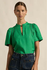 Womens Tops: Zoe Kratzmann Recollect Top - Parrot