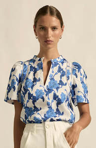 Zoe Kratzmann Recollect Top - Azure Bouquet