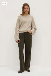 Clothing: Assembly Label Osanna Knit Jumper - Cement