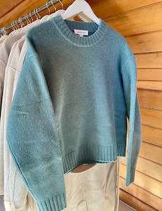 Assembly Label Beau Wool Merino Knit - Peak Marle (Blue)