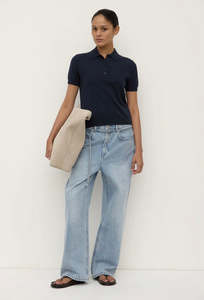 Womens Tops: Assembly Label Sloane Cotton Cashmere Polo