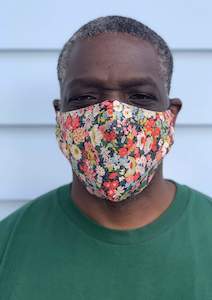 Dalston Face Masks 1: Mens Face Mask Bright Botanical