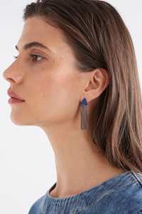 Elk Fraans Earrings Ocean Blue