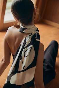 Walker & Bing Fez Silk CDC Scarf