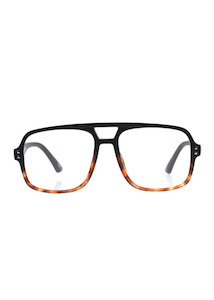 Daily Eyewear 12 pm Readers Black to Tort