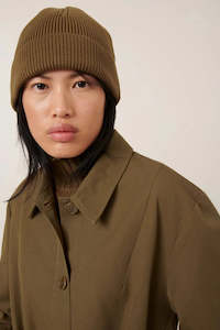 Hats: Kowtow Beanie Dark Spice