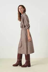Last Chance: Leon & Harper Rocket Dress Orange Check