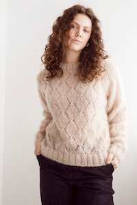 Flock Hand Knits: Flock Charlotte Jumper Oyster