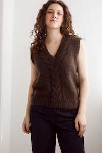 Flock Zoe Vest Moccha