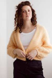 Flock Kate Cardi Daffodil