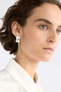 Earrings: Elk Trel Studs Silver