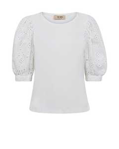 Mos Mosh Puffy O Neck Short Sleeve Tee