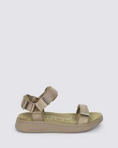 Woden Line Sandal Silver Mink