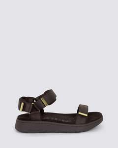 Woden Line Sandal Chocolate