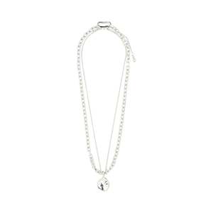 Pilgrim Sparkle 2-In-1 Necklace Silver Plated