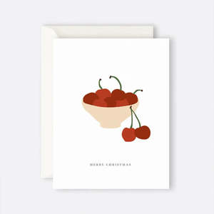 FR | Card | Merry Christmas Cherries