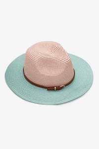 Hats: Antler Fedora Mint & Blush